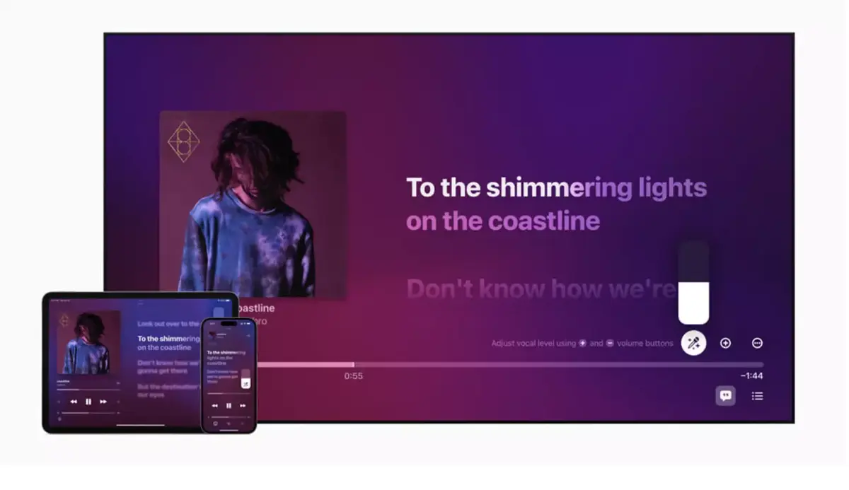 Apple Music gagne une fonction karaoké avec Apple Music Sing