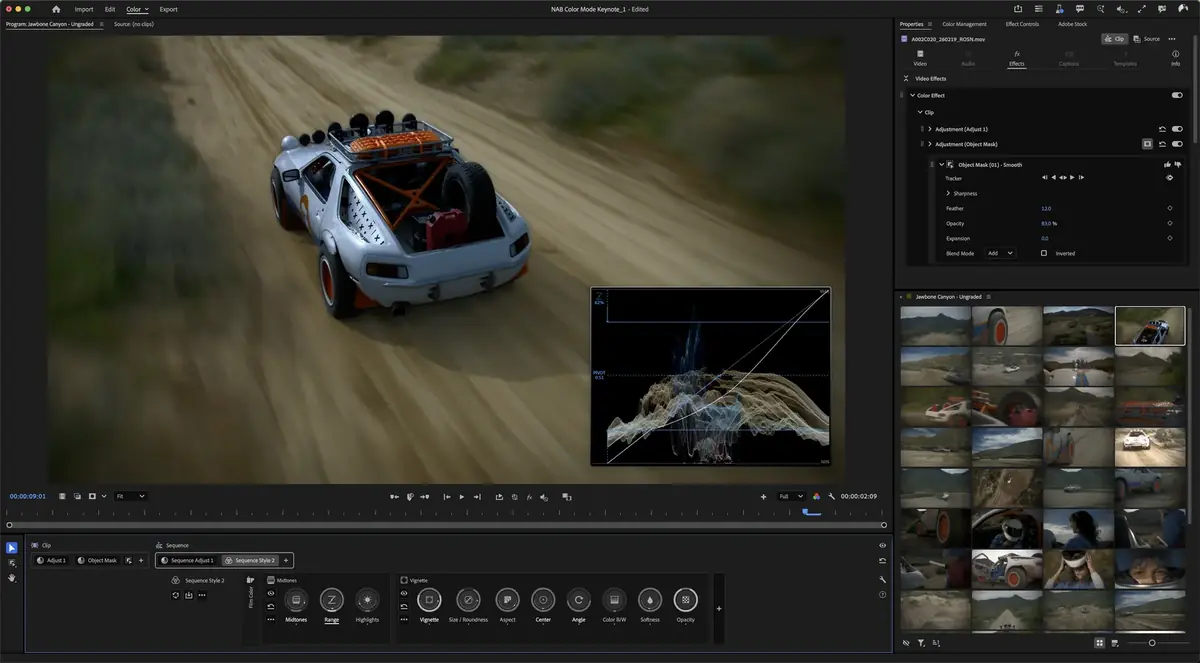 Adobe Premiere Pro va g&eacute;n&eacute;rer des vid&eacute;os et du son directement dans la timeline