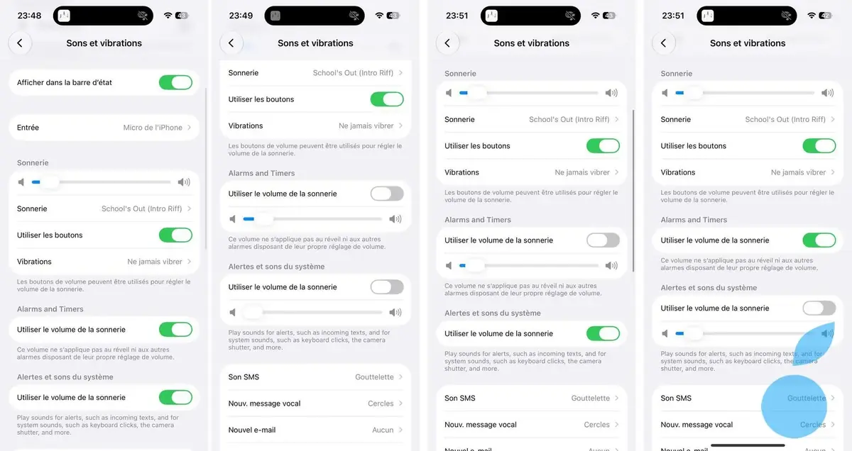 Avec iOS 27, les volumes des alarmes et notifications deviennent ENFIN ind&eacute;pendants de la sonnerie