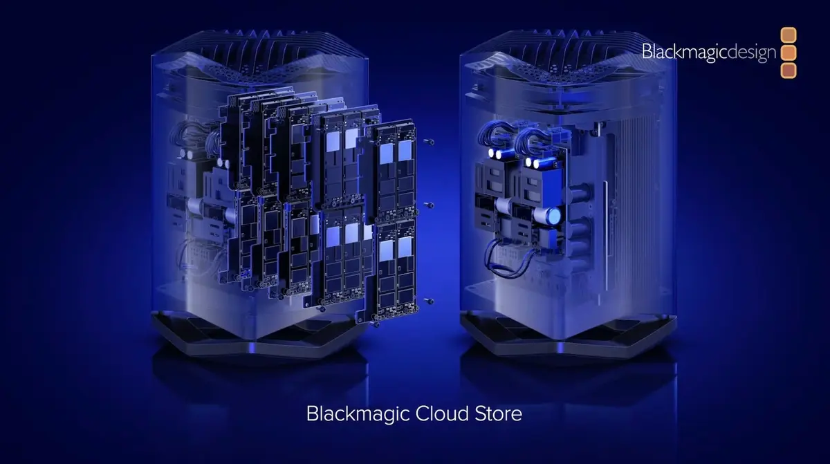  BlackMagic recycle son eGPU en gros RAID 10G collaboratif de 80To !