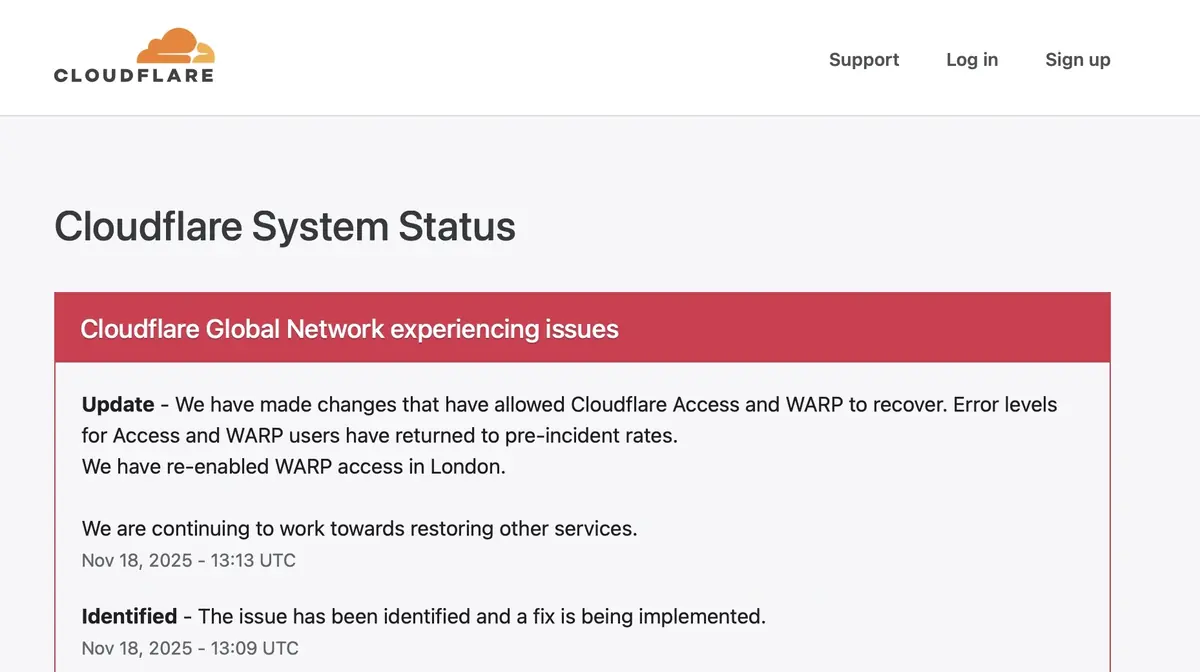 Panne Cloudflare : X, ChatGPT et une grosse partie du web sont hors service