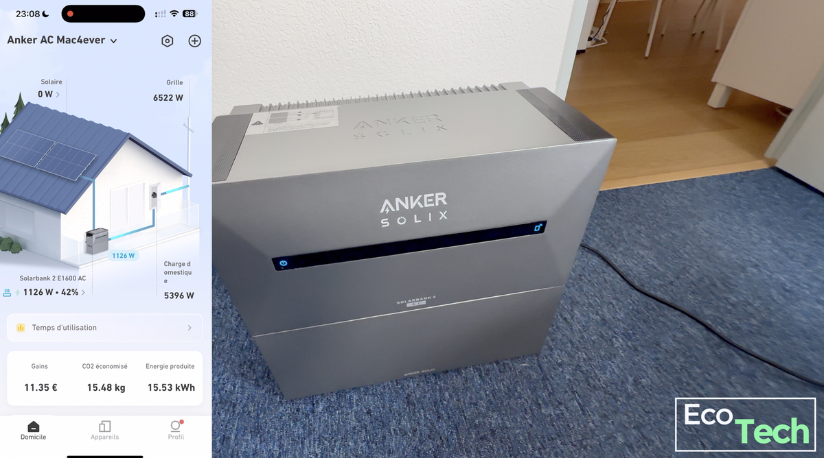 Test Anker Solix SolarBank 2 AC : le stockage solaire meilleur que Zendure Hyper 2000 ?