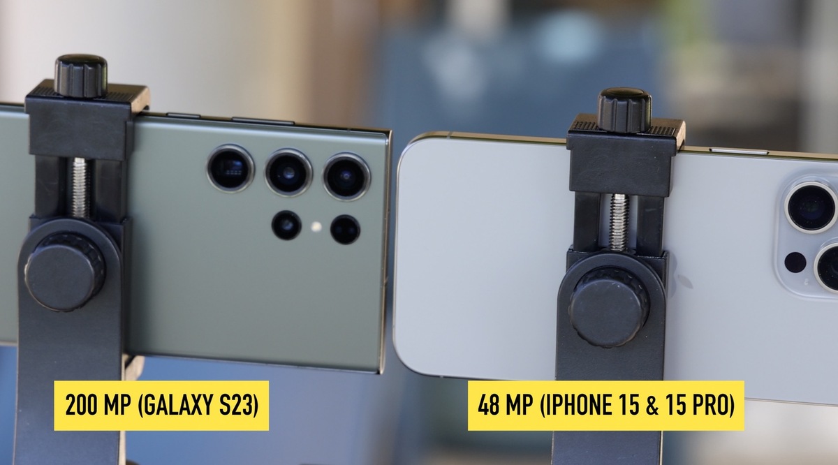 Test iPhone 15 Pro Max vs Samsung Galaxy S23 Ultra : comparatif photo/vidéo !