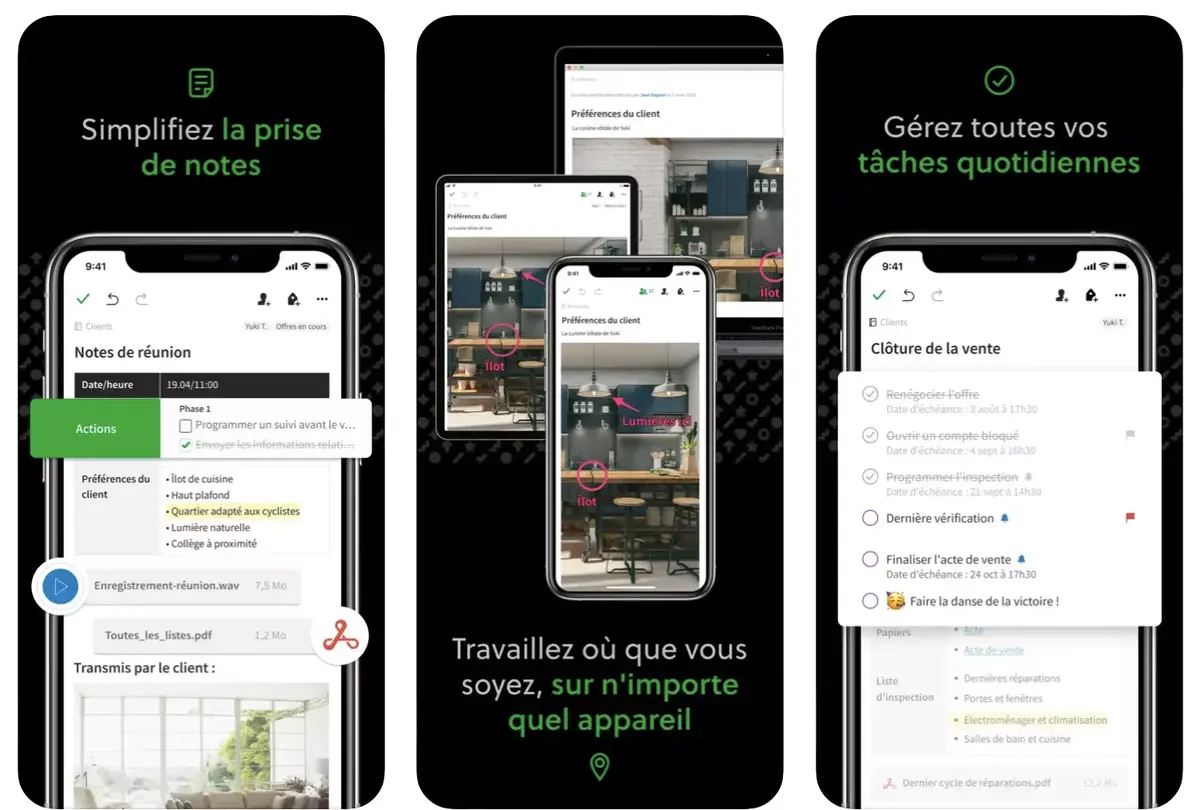 Avec ses dernières fonctions, Evernote entend séduire les utilisateurs de Notes