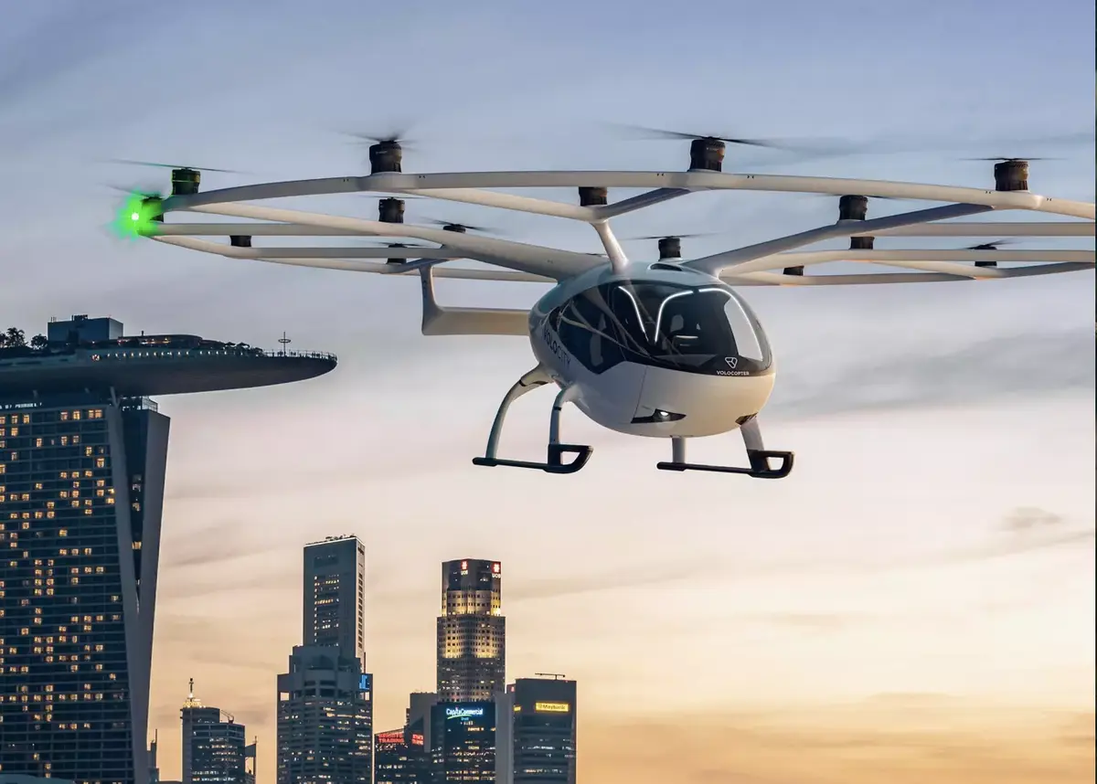 Vivatech 2022 : le Volocopter -taxi volant autonome- survolera Paris aux JO 2024