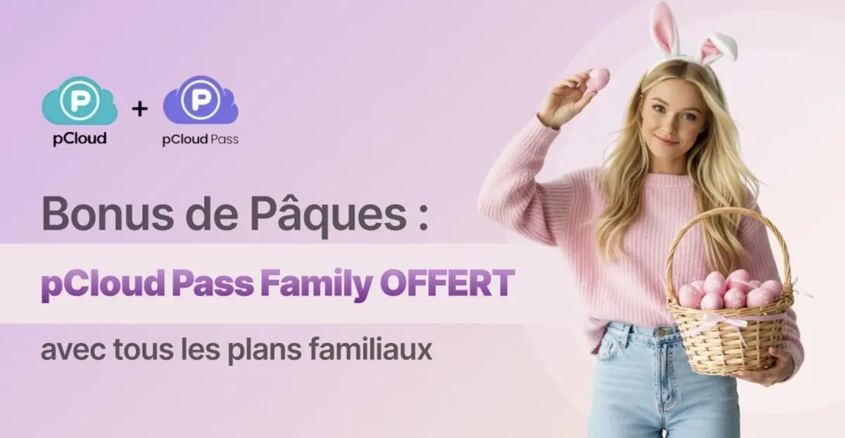 pCloud&nbsp;: jusqu'&agrave; 68 % de r&eacute;duction sur les offres Family (2To &agrave; vie pour 449&euro;)