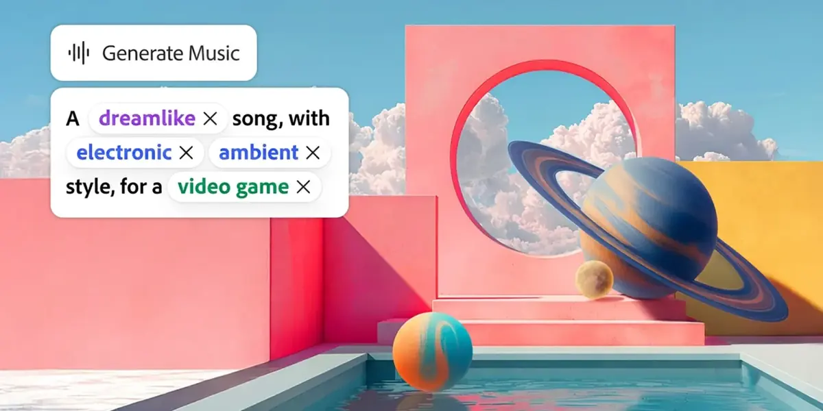 Adobe Firefly G&eacute;n&eacute;rer une musique