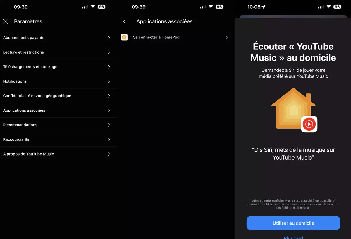 Comment faire de YouTube Music le service par défaut des HomePod