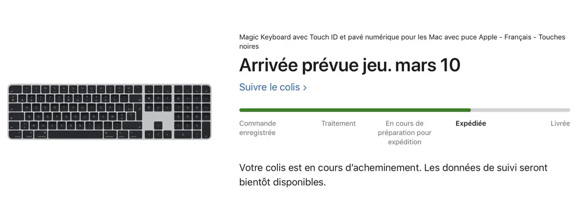 Apple expédie les nouveaux claviers, souris et trackpad aux couleurs du Mac Studio