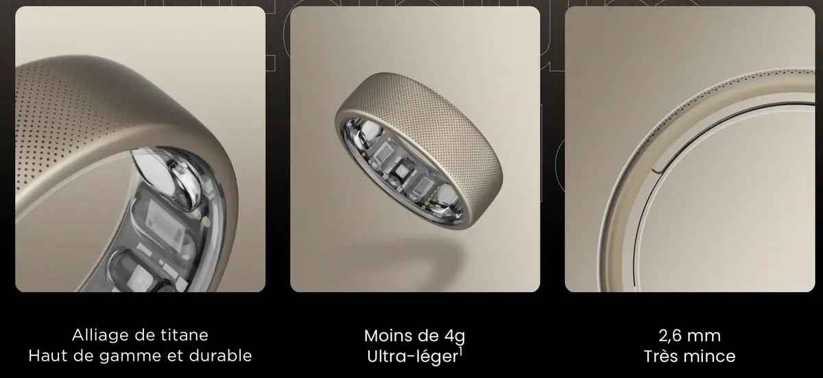 Amazfit sort sa bague connectée avant Samsung (et Apple)