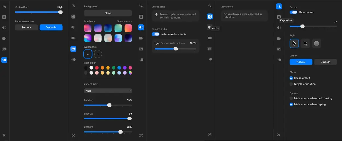 Les options du Studio Mode sont nombreuses.
