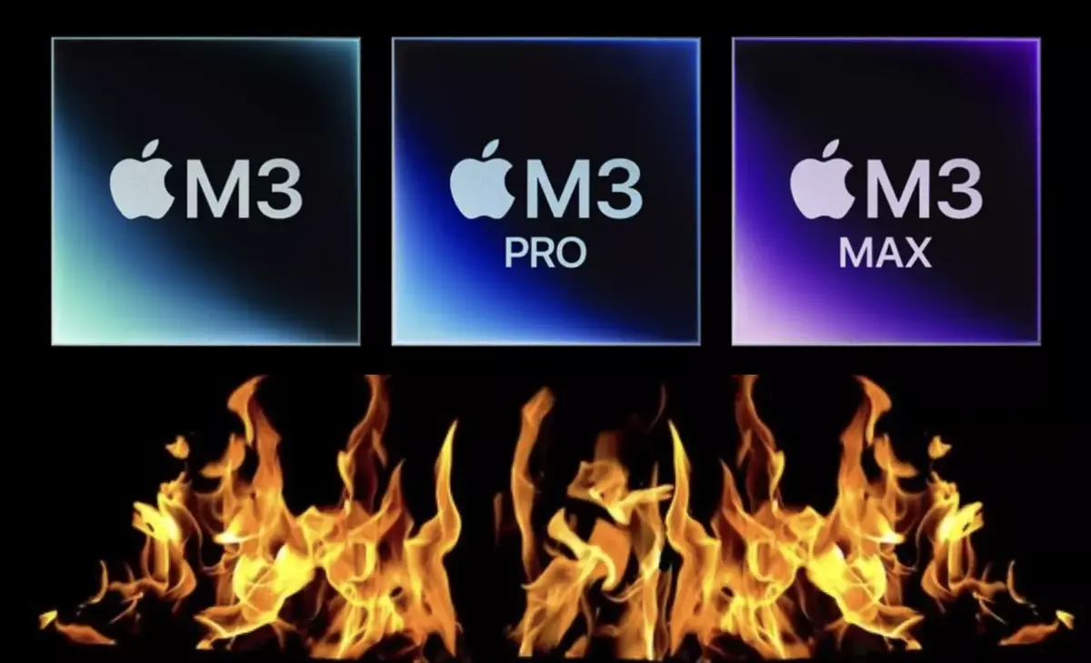 Test MacBook Pro M3, M3 Pro M3 Max températures, consommation fréquences