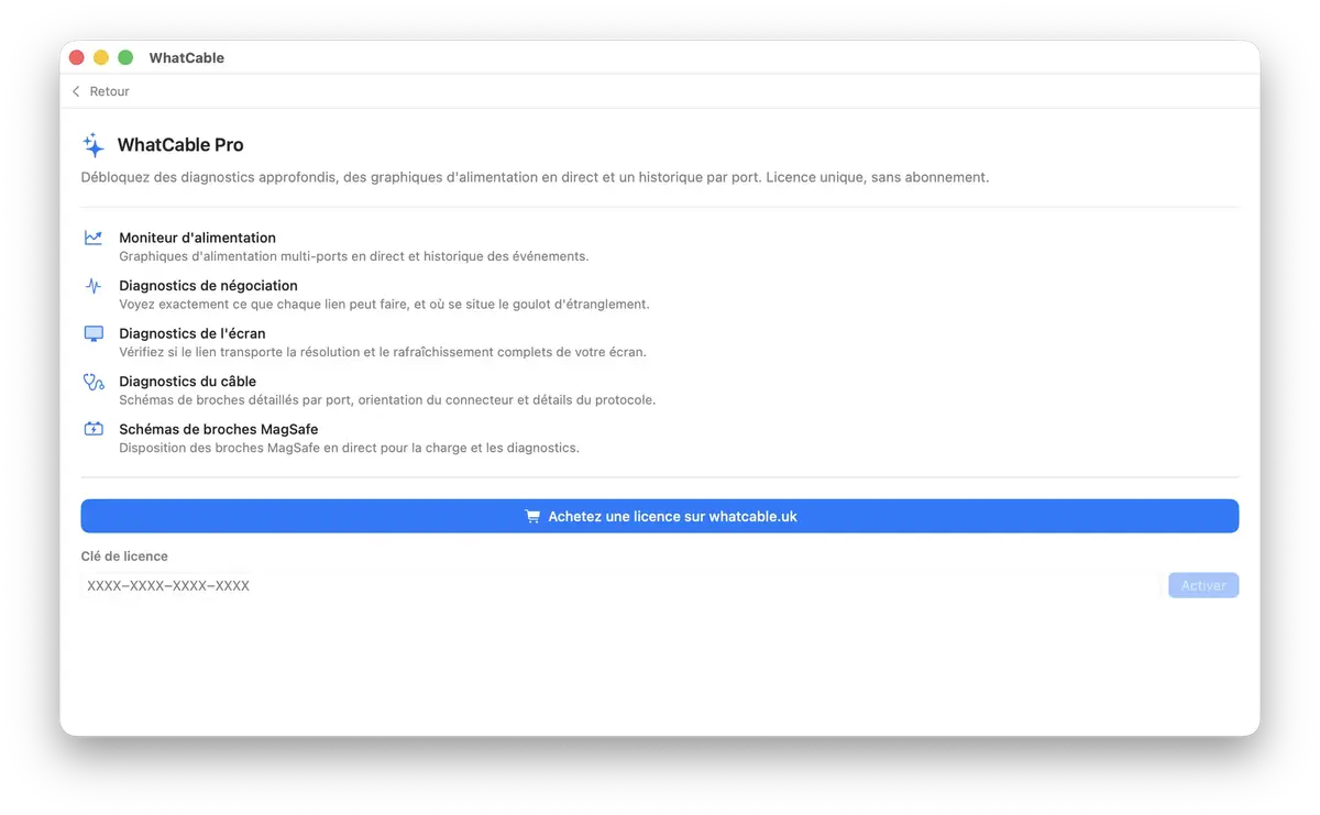 La version Pro ajoute des fonctionnalit&eacute;s.