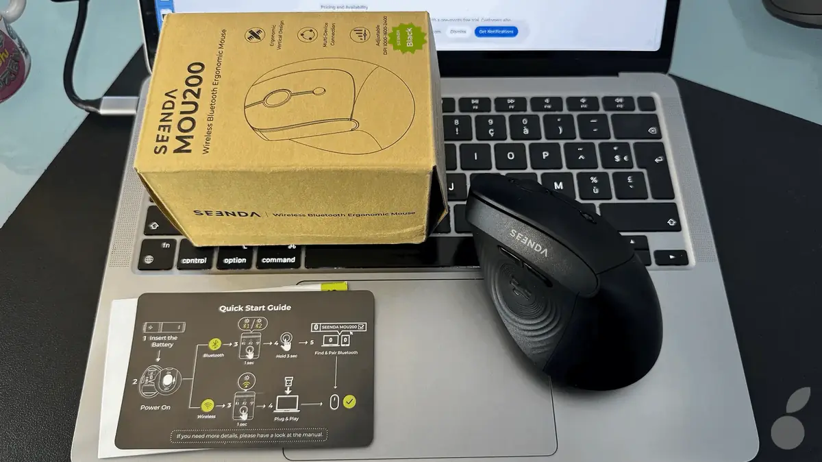 Test de la Seenda MOU200 : une souris ergonomique à moins de 20€ !