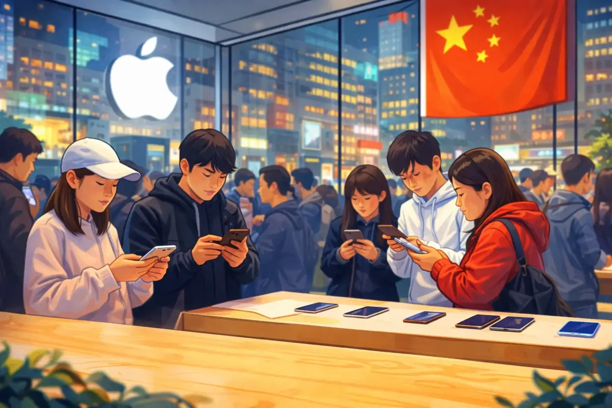 Apple iPhone ventes CHine