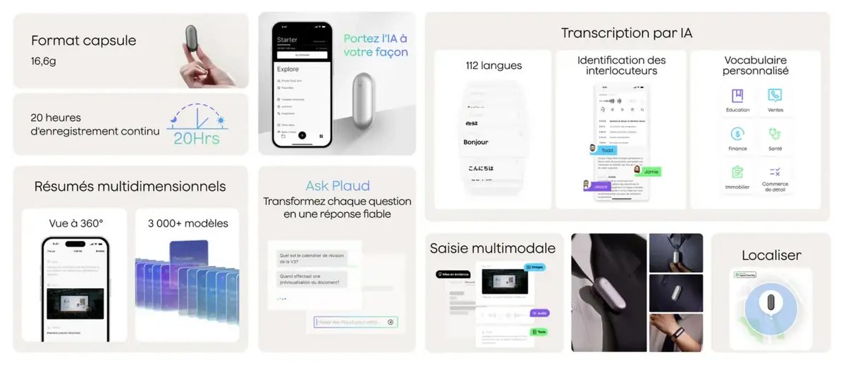 Plaud Note et Plaud NotePin, ces minis enregistreurs de notes IA, sont à -20%