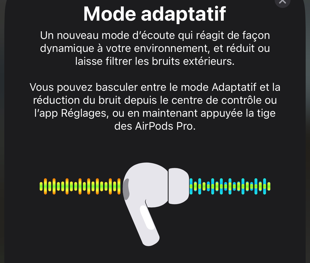 AirPods Pro 2 : qu'est ce que le nouveau mode Adaptatif ?