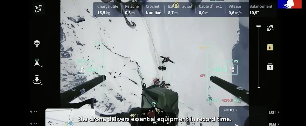 Comment le PGHM de Chamonix utilise le drone DJI FlyCart 30 pour porter secours en montagne