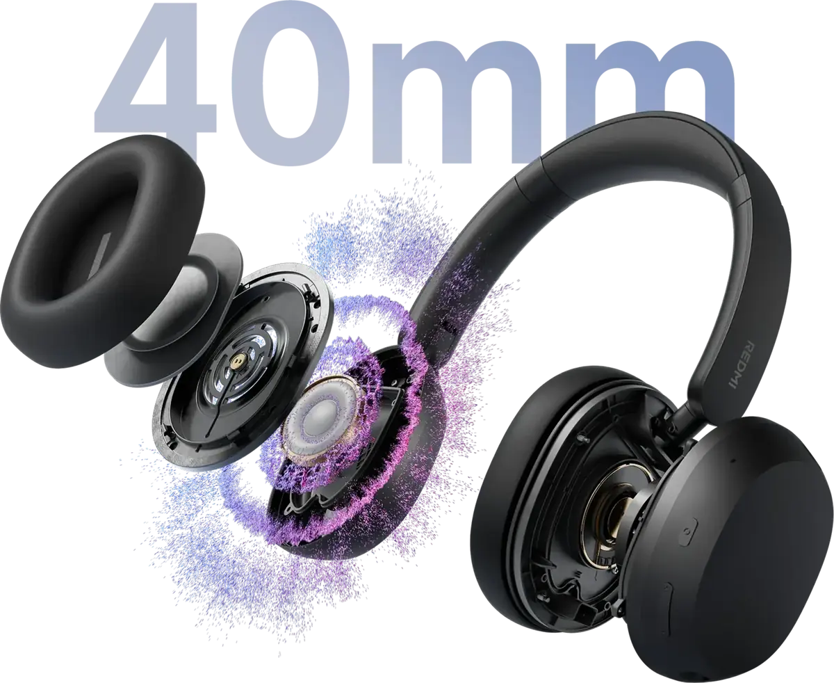 Redmi Headphones Neo&nbsp;: Xiaomi attaque l'ANC avec un casque &agrave; 59,99 euros