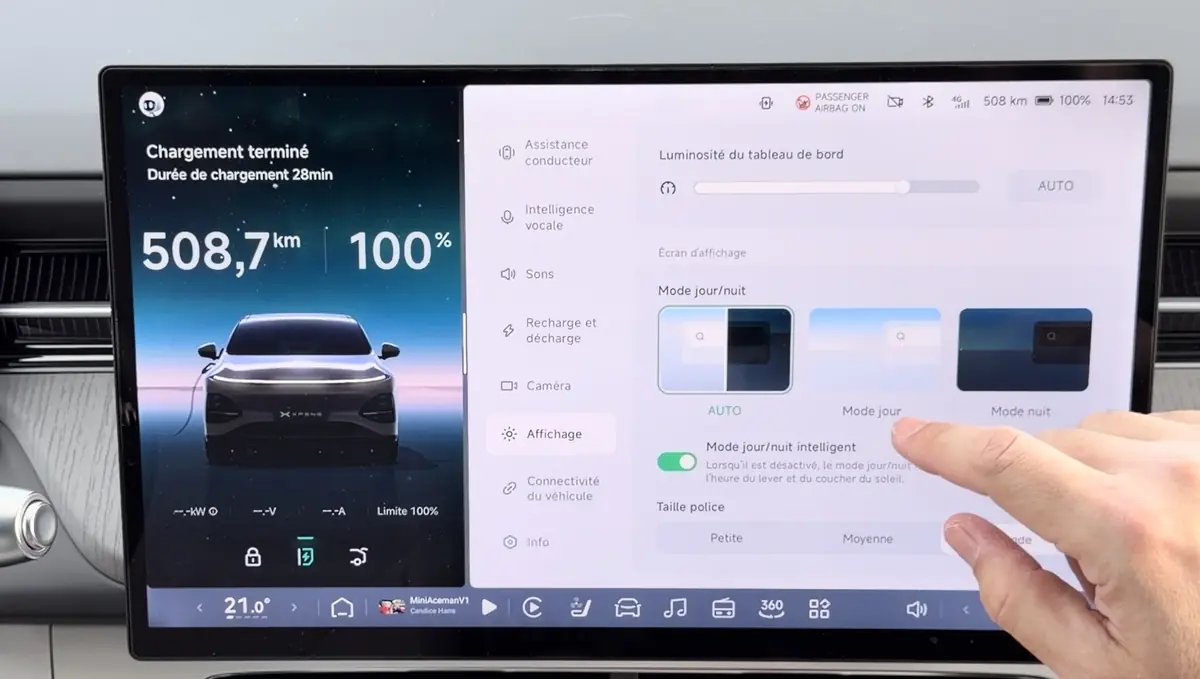 Test des &eacute;crans du XPeng G6 2026&nbsp;: sentinelle, XCombo... &agrave; la hauteur de Tesla&nbsp;!