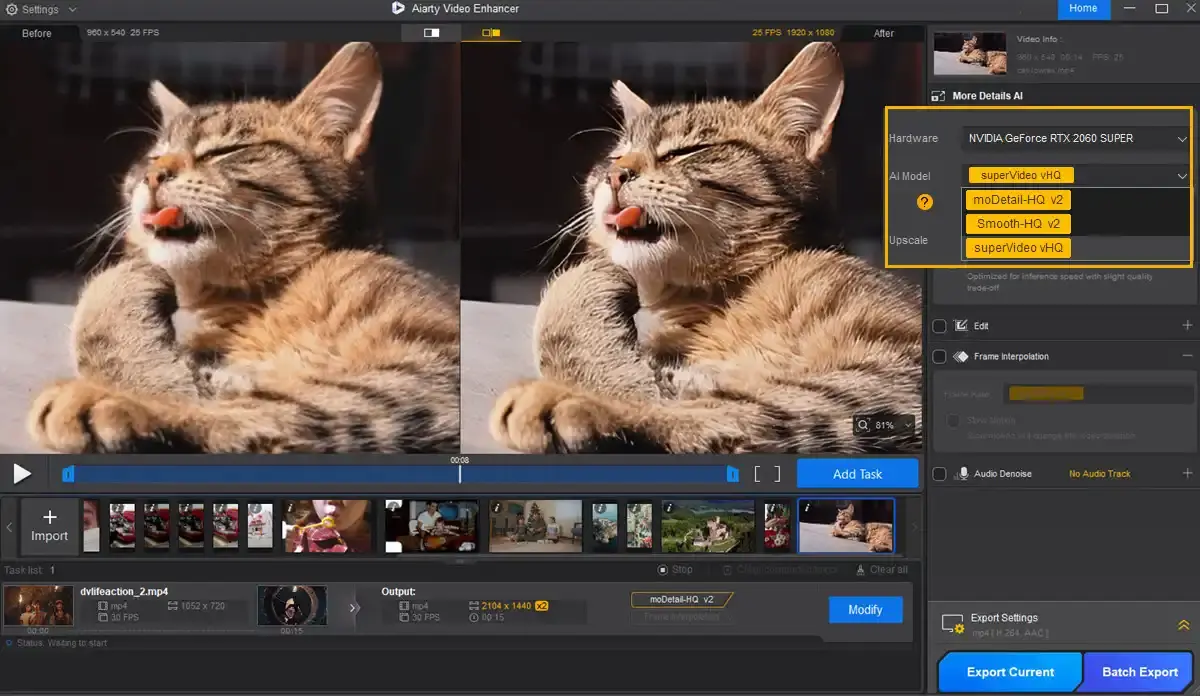 Aiarty Video Enhancer : l’IA qui restaure vos vidéos (+ licence gratuite)