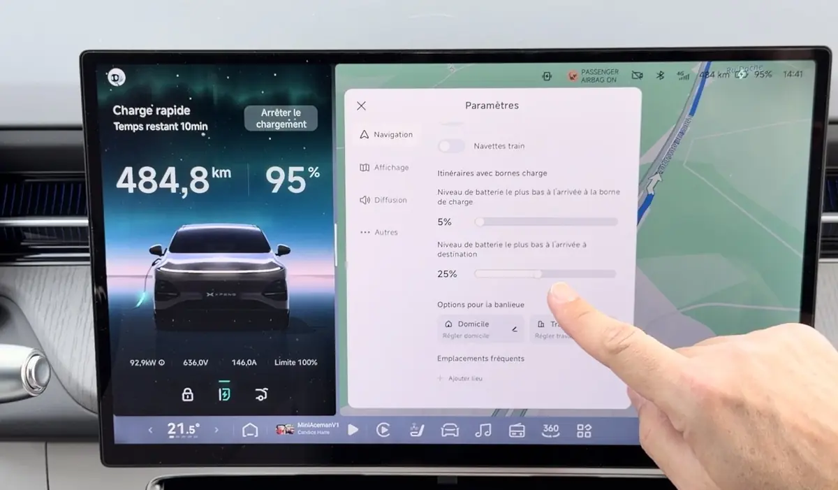 Test des &eacute;crans du XPeng G6 2026&nbsp;: sentinelle, XCombo... &agrave; la hauteur de Tesla&nbsp;!