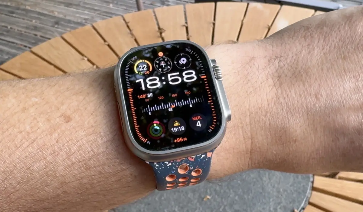 Test : toucher deux fois de l'Apple Watch Ultra 2