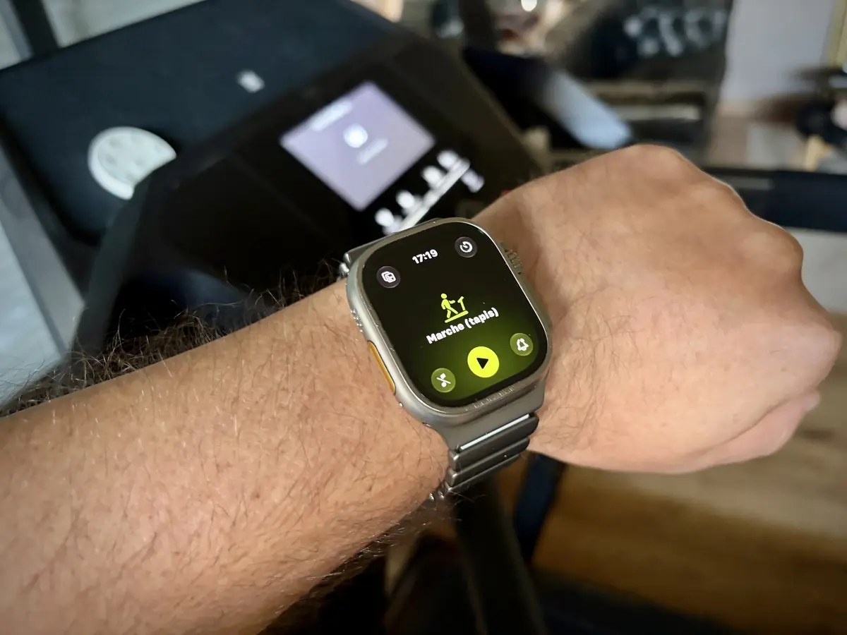 Apple Watch watchOS 27 tapis de course