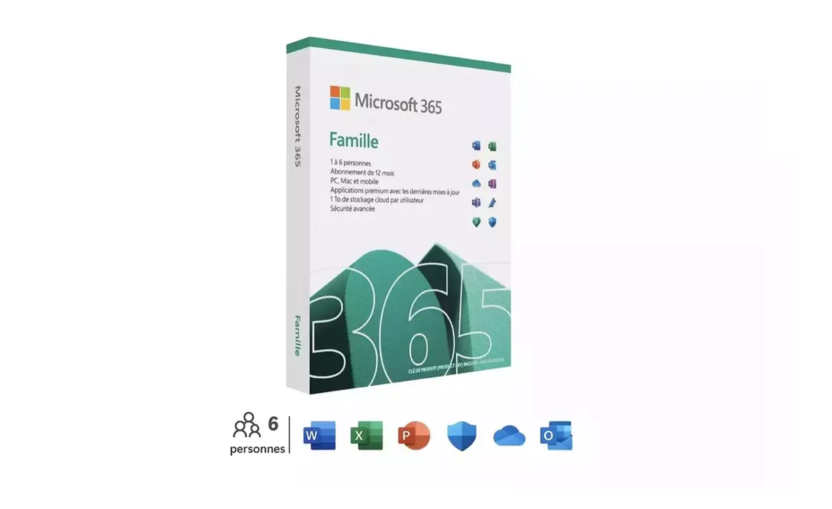 Microsoft 365 Famille promo