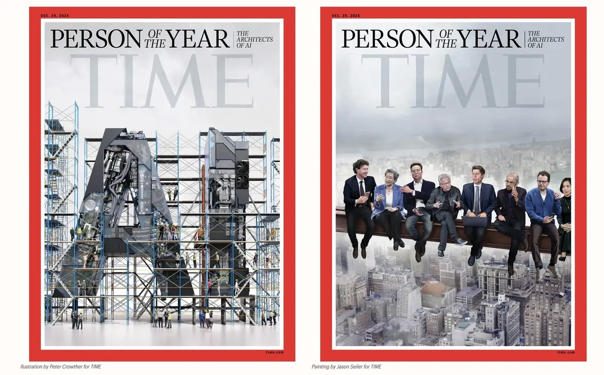 TIME désigne les « architectes de l'IA » personnalités de l'année 2025