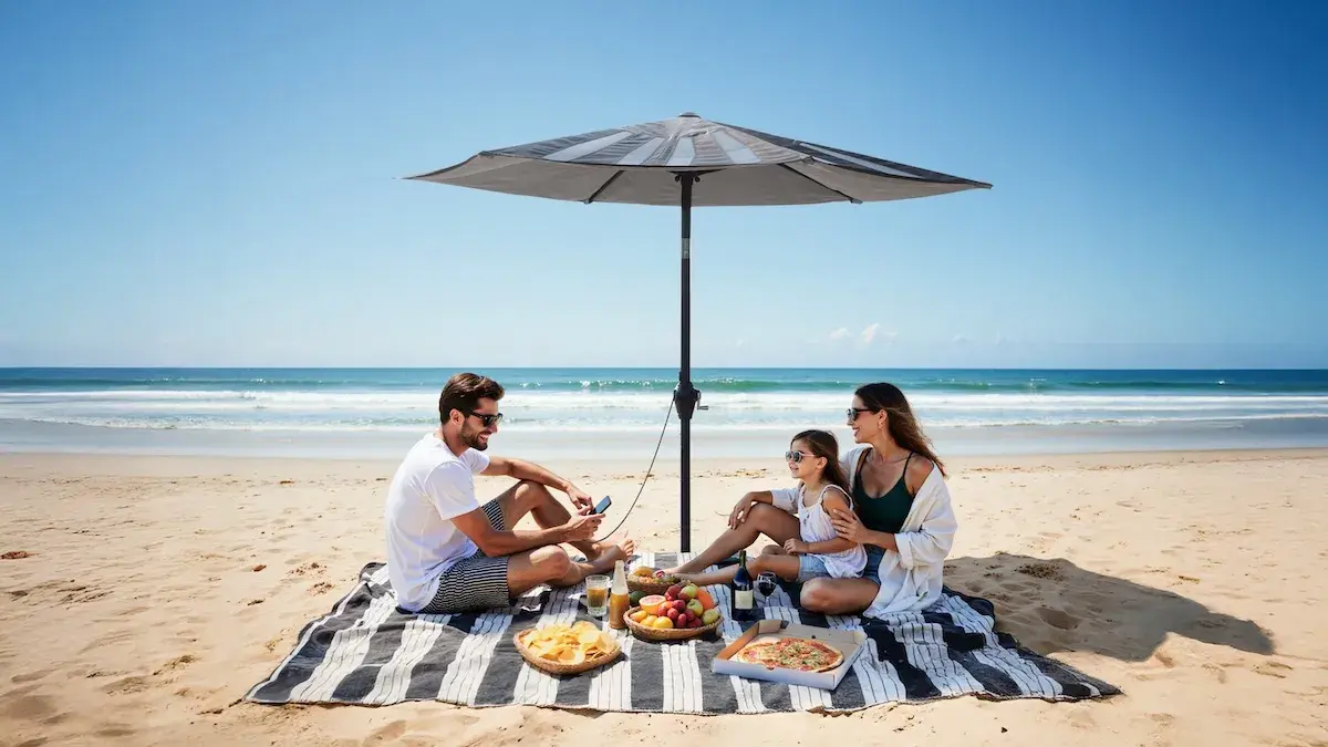 Ce parasol connecté d'Anker va-t-il sauver vos prochaines vacances ?