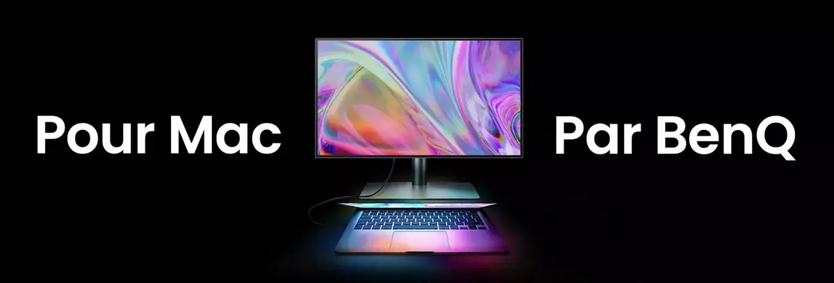 Des écrans 4K design et Thunderbolt conçus pour les Mac chez BenQ