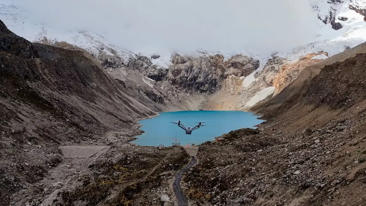 Des drones DJI autonomes pour surveiller les glaciers des Andes p&eacute;ruviennes