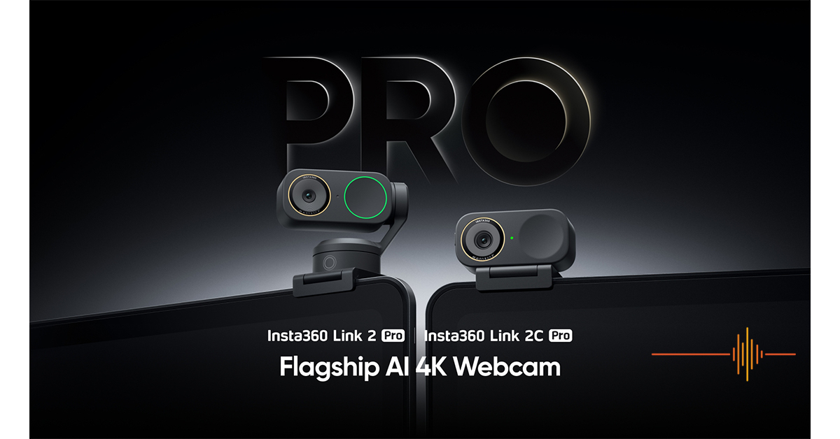 Insta360 d&eacute;voile les webcams Link 2 Pro et 2C Pro