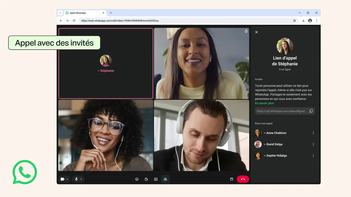 WhatsApp permet enfin de passer des appels sans compte&nbsp;: comment &ccedil;a marche&nbsp;?