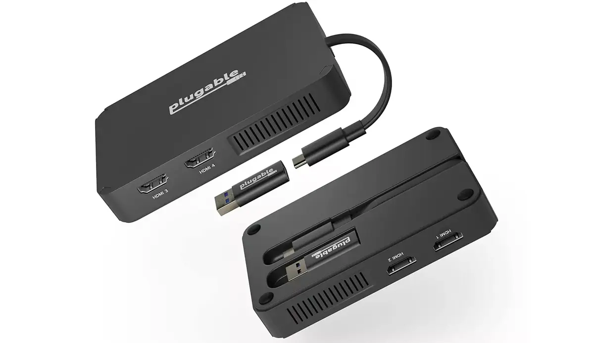 Cet adaptateur permet d'utiliser 4 moniteurs  HDMI 1080p sur les Mac M1 et M2