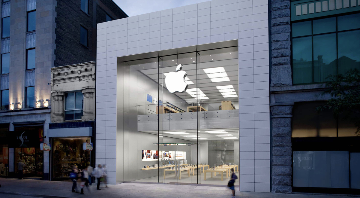 Apple Store de Montréal : quelques photos de la nouvelle boutique de Sainte-Catherine