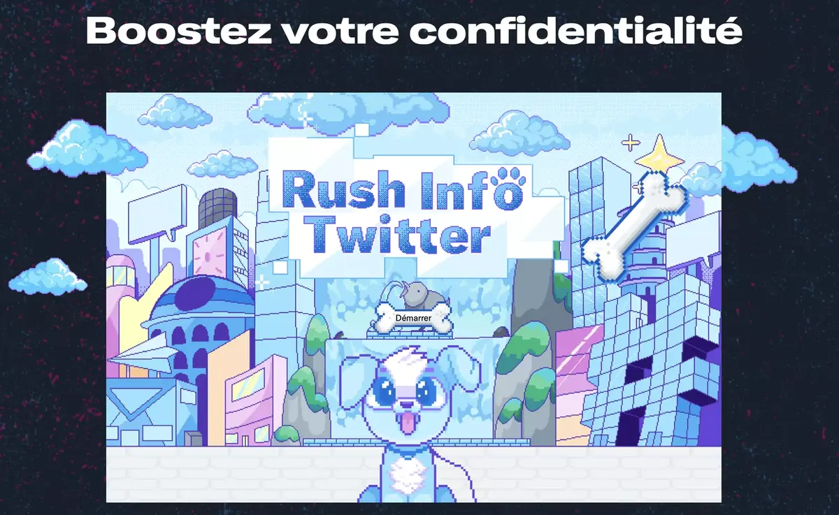 Twitter explique sa politique de confidentialité via un jeu (rigolo) sur le web !