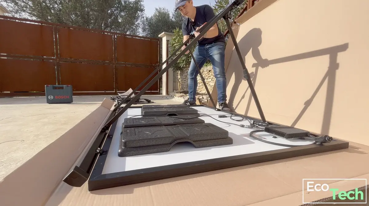 Test Sunology Play : Installation des panneaux solaires. Tuto, avis, prix et rentabilité