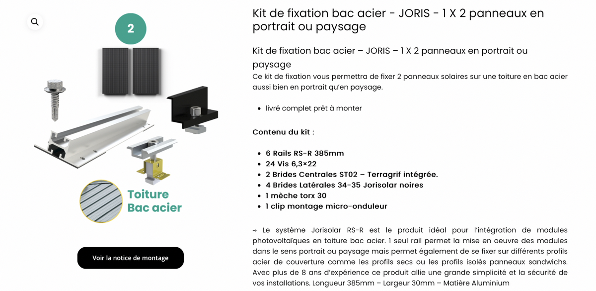 Installation de panneaux solaires Sunethic T800 sur un toit bac acier ! (+ Code promo )