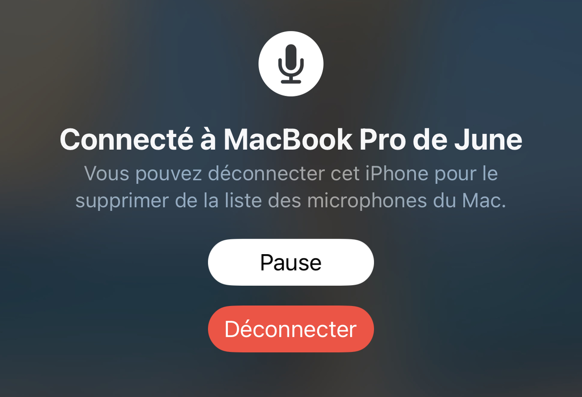 Comment utiliser un iPhone en tant que microphone sans fil sur Mac