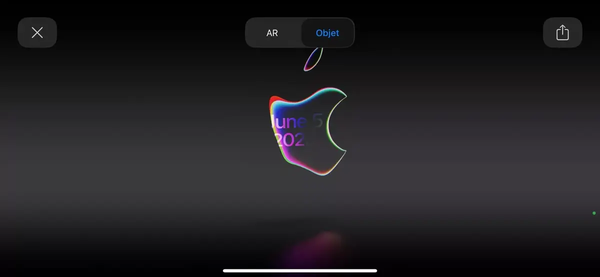 Pour la WWDC 2023, Apple glisse un easter egg en réalité augmentée