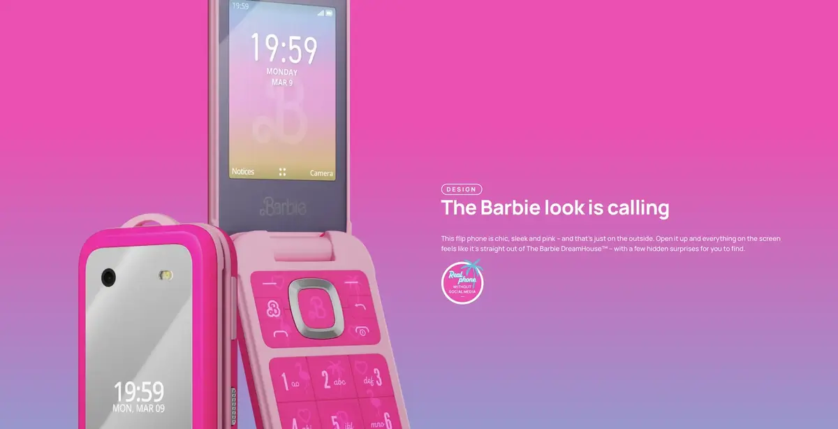 Le smartphone Barbie (Nokia - HMD) est en précommande 