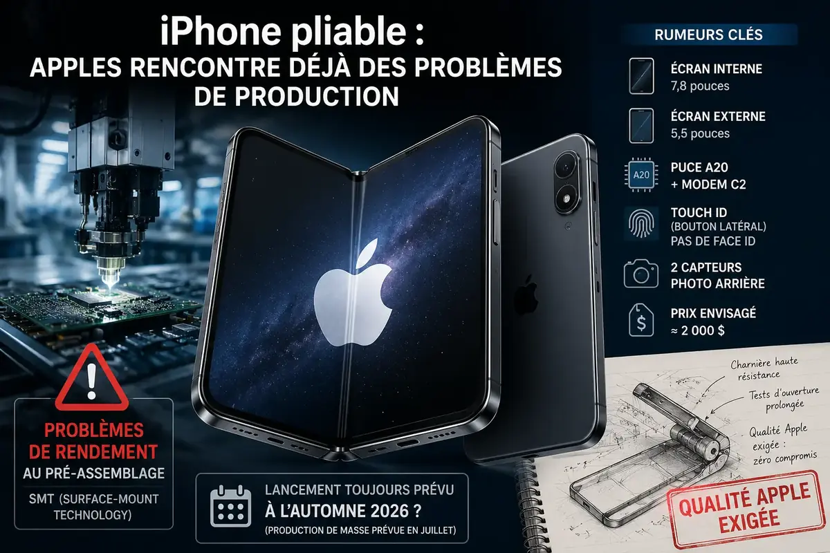 iPhone Fold production