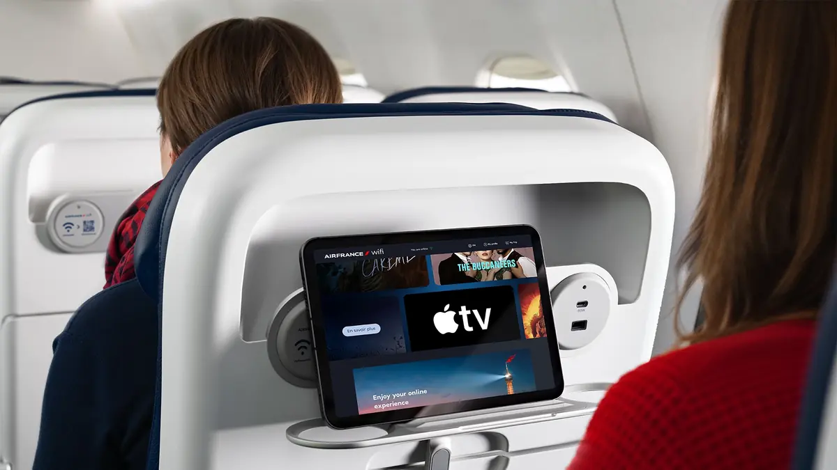 Air France int&egrave;gre Apple TV &agrave; bord de ses vols long-courriers
