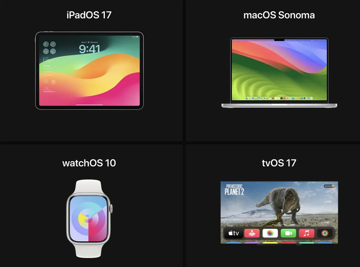 Premières betas d'iOS 17.1, iPadOS 17.1, watchOS 10.1 tvOS 10.1 et macOS 14.1