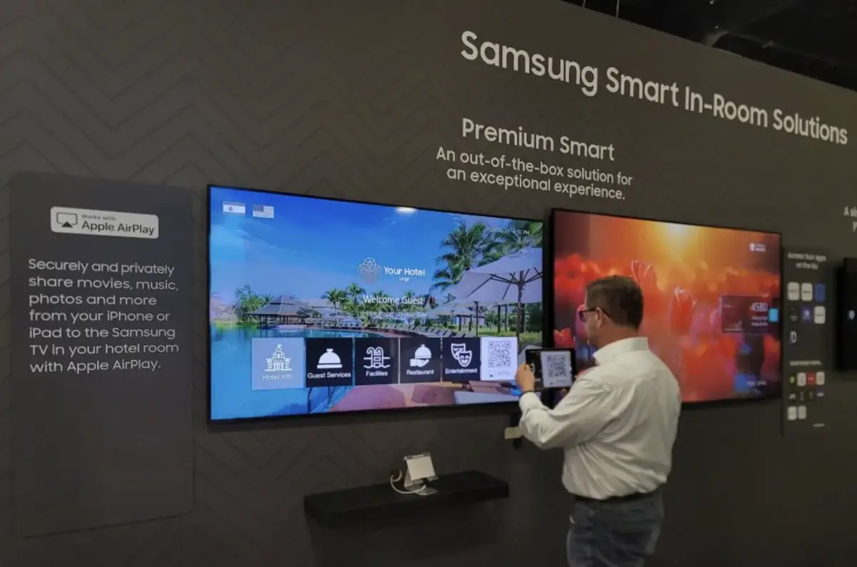 Samsung va faciliter l'usage d'AirPlay dans les hôtels