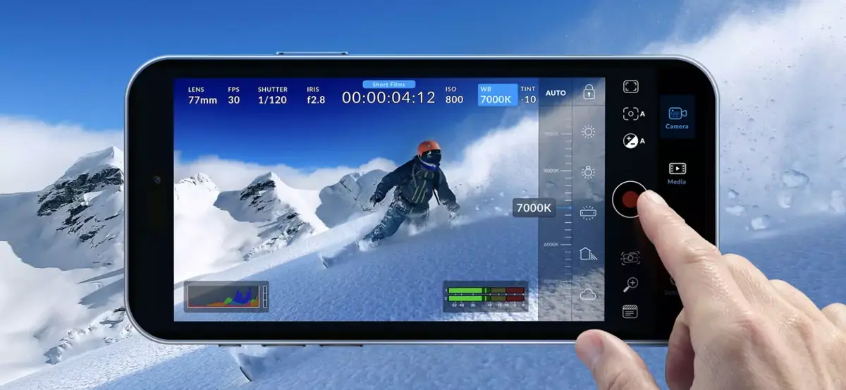L'App Blackmagic transforme gratuitement l'iPhone en caméra professionnelle (MàJ : dispo en France)