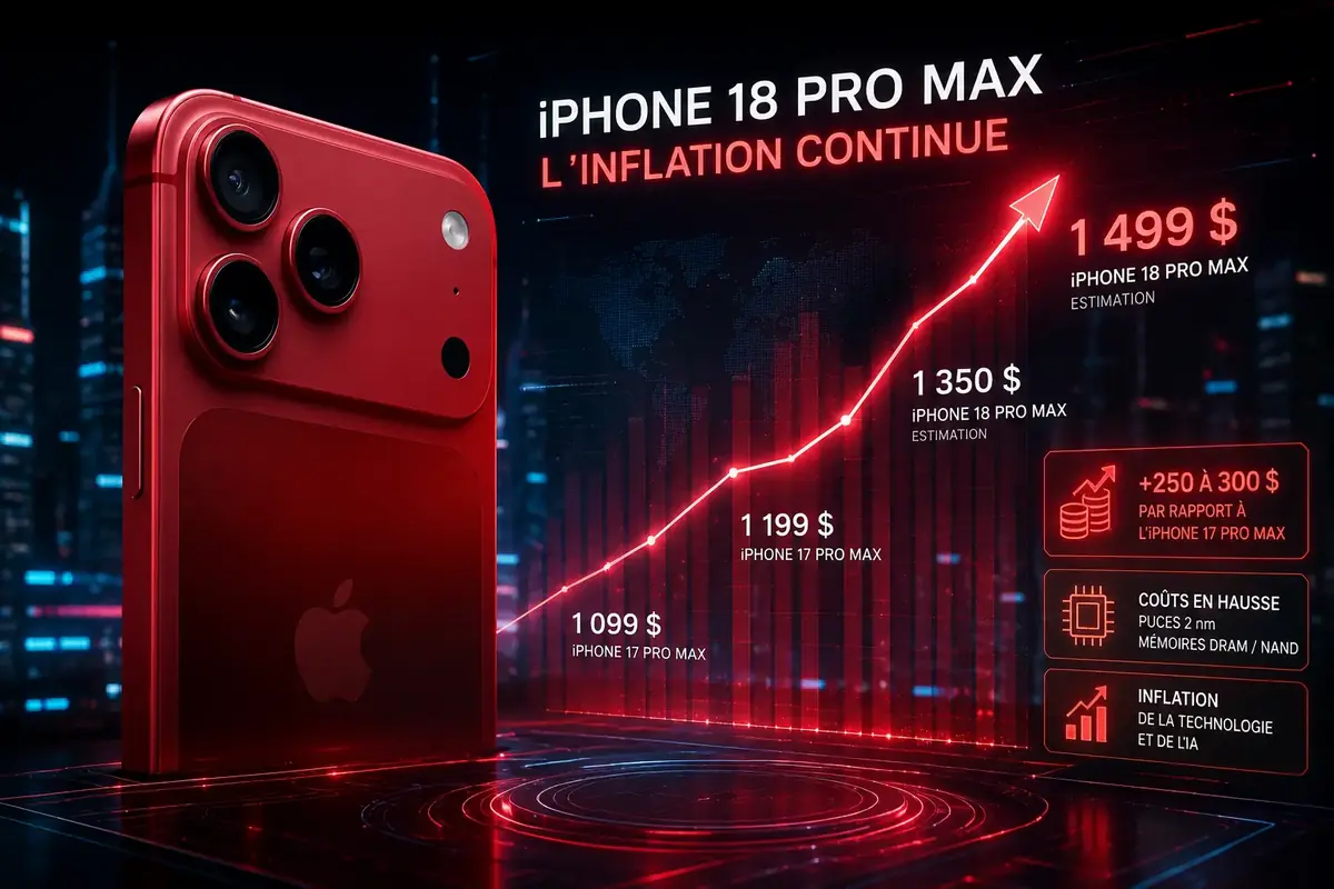 iPhone 18 Pro Max Prix