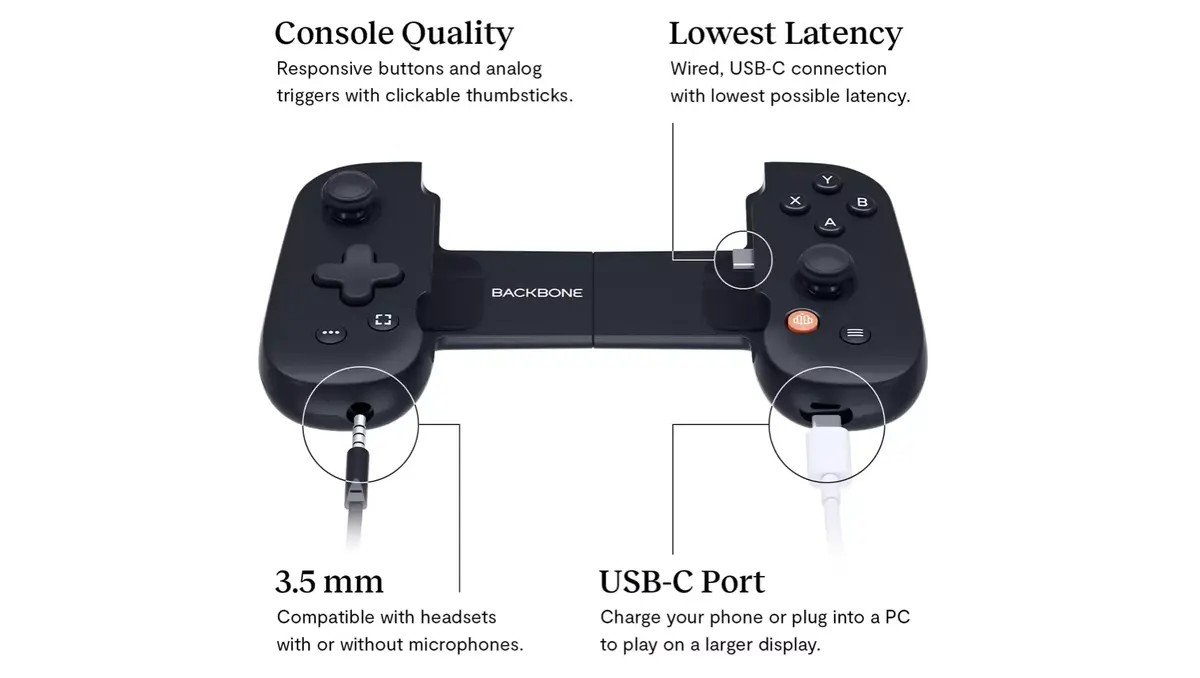 La manette Backbone One USB-C est-elle compatible avec les iPhone 15 ?